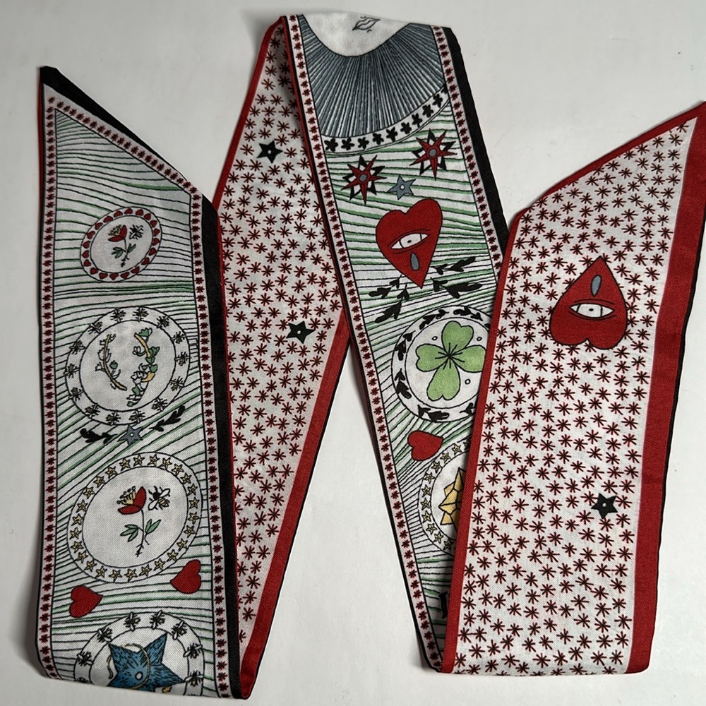 Tarot Sun Two Thin Scarves / Hair Bands / Scarves - #1302